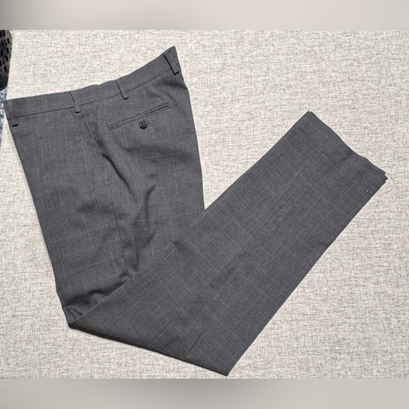 Ralph Lauren Other - Ralph Lauren Men’s Dark Grey Plaid Dress Pants Size 36x32